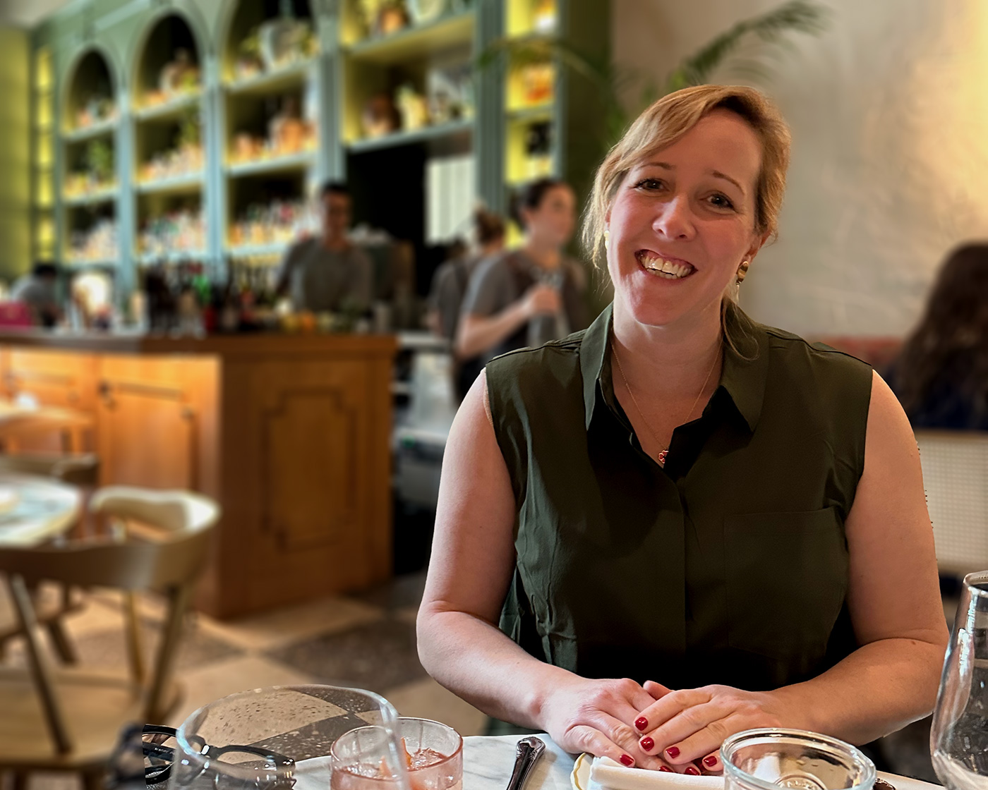 Kristen Hafford dining