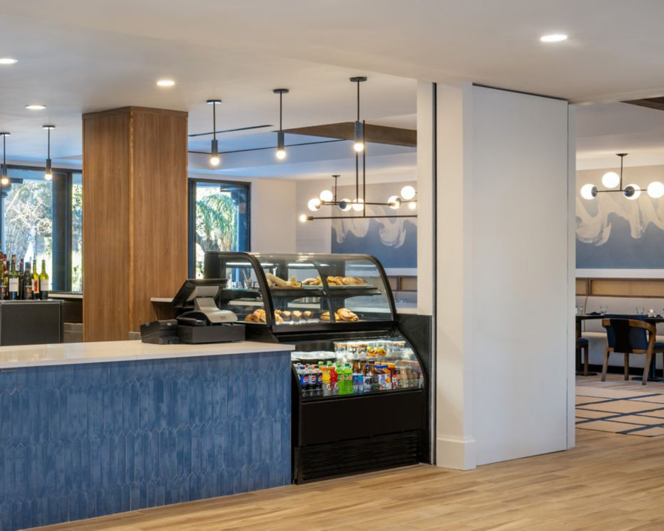 Bridges Coffee Shop in the Delta Marriott Jacksonville