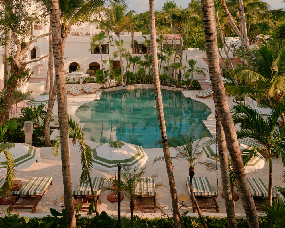 The pool at the Maroma Belmond Hotel in Riviera Maya, Mexico
